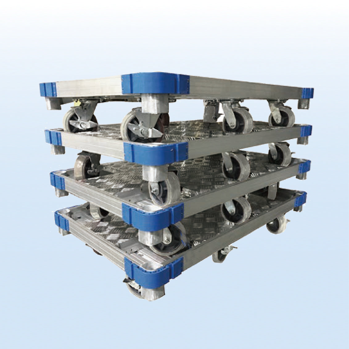 アルミ製6輪1t台車