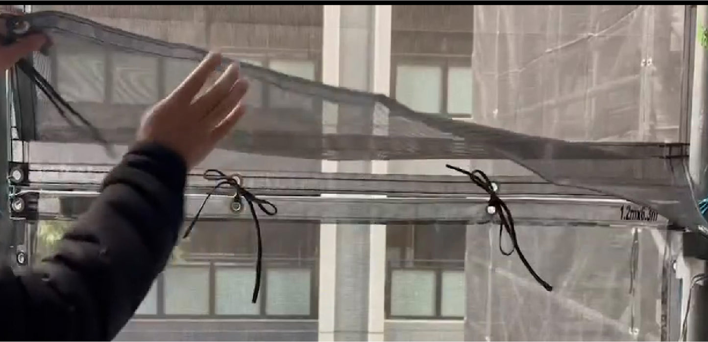 ベロ付き防炎シート(黒)